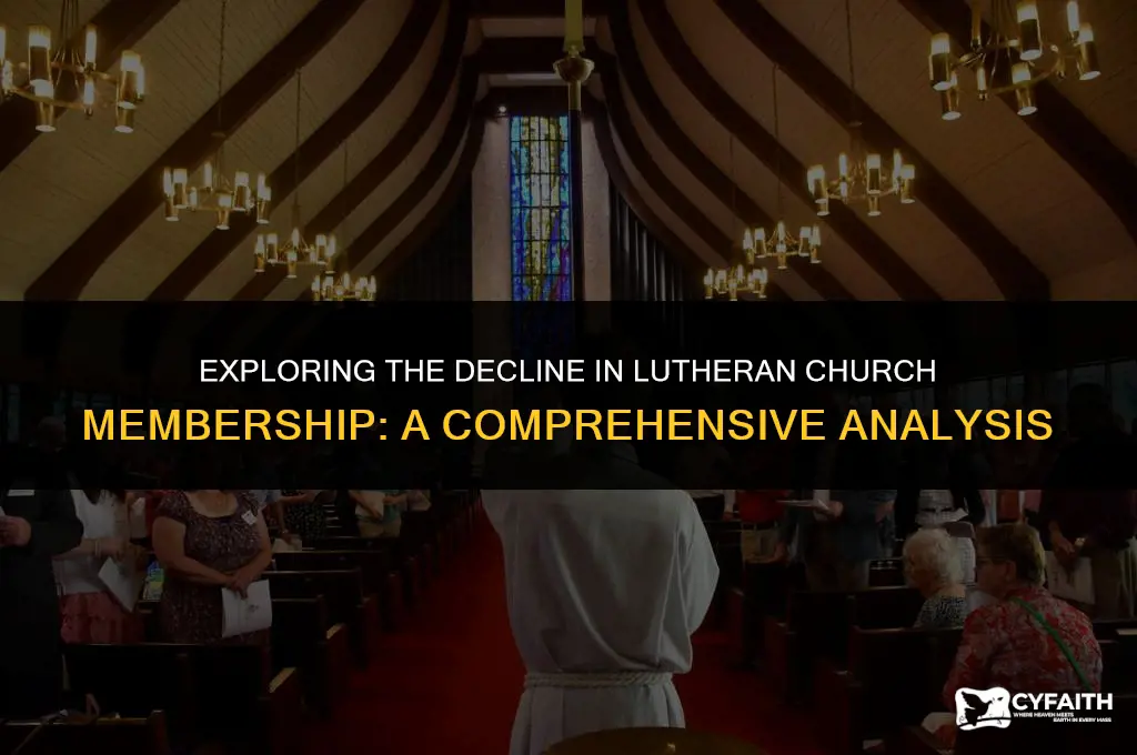 why are the lutheran churches declining in membership