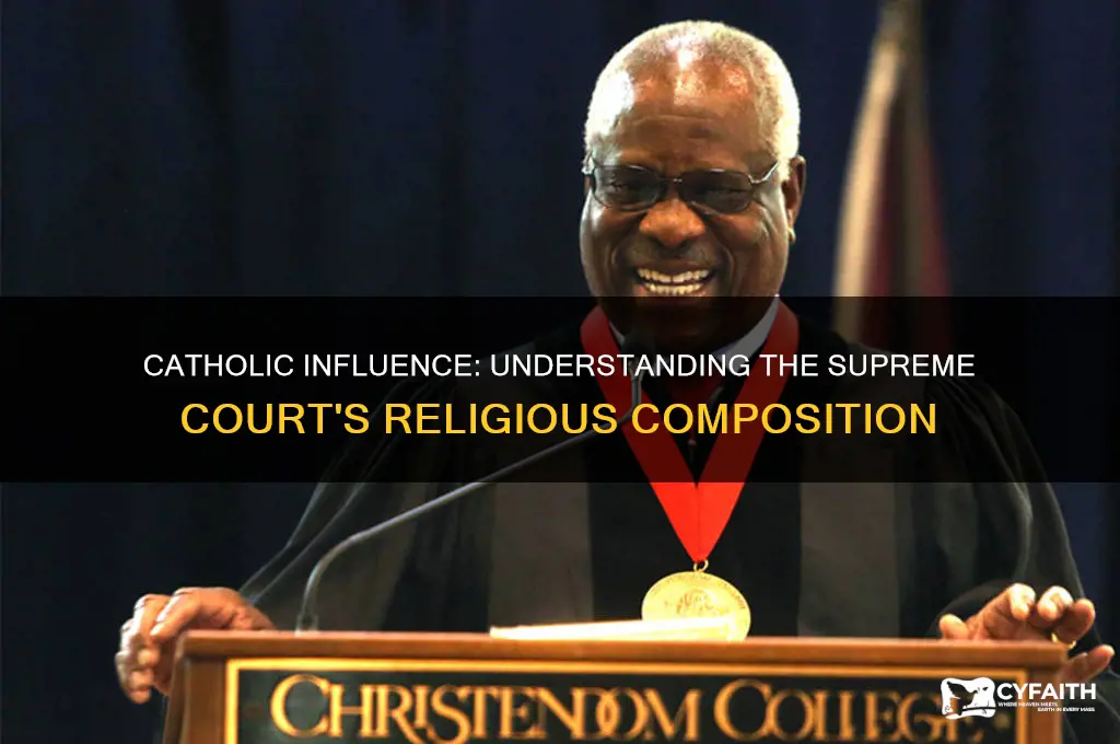 why are there so many catholic supreme court justices