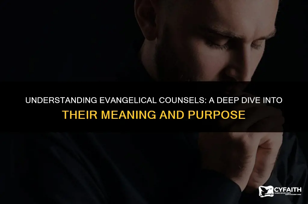 why are they called evangelical counsels