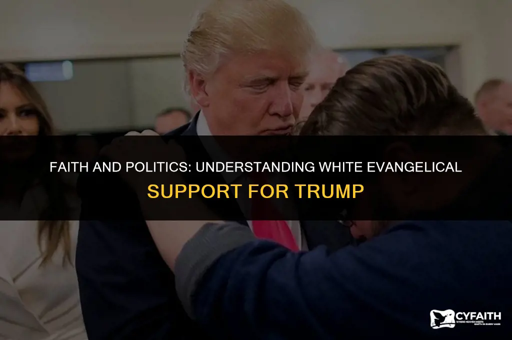 why are white evangelical still believing trump