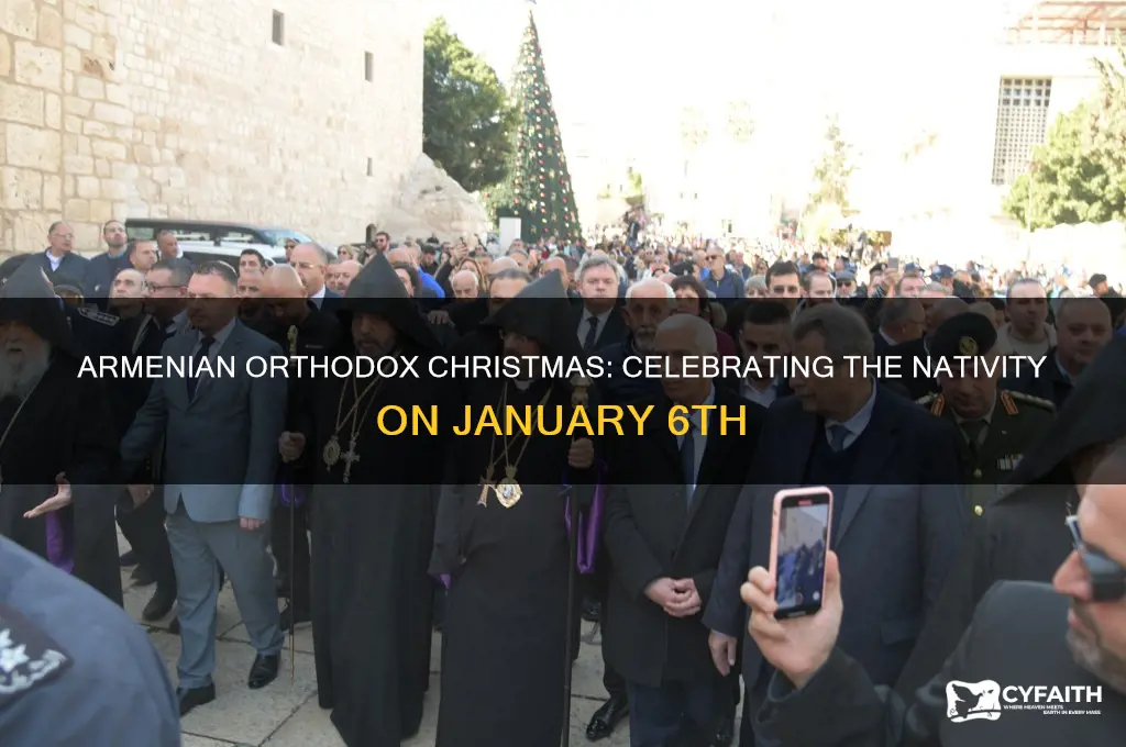 why armenian orthodox celebrate christmas jan 6th