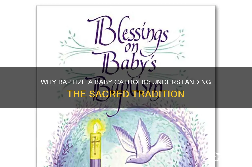 why baptise a baby catholic