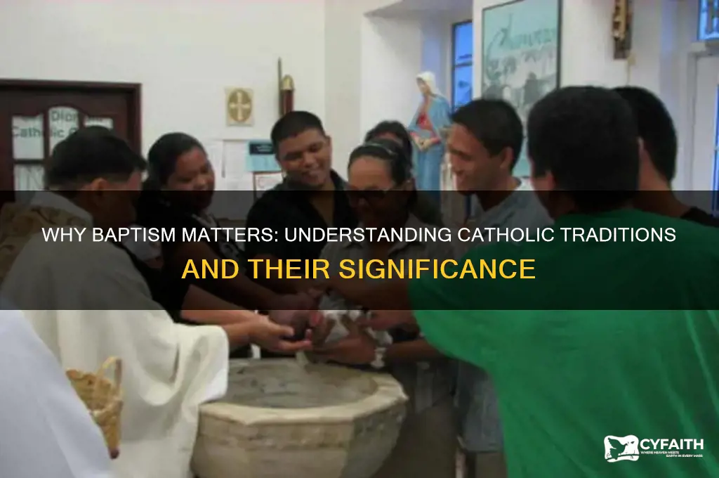 why baptism catholic