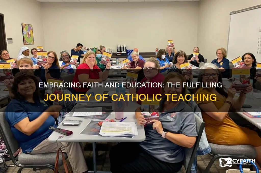 why become a catholic teacher