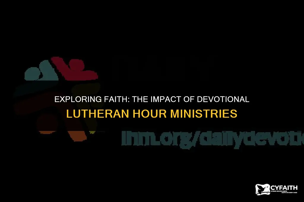 why bother devotional lutheran hour ministries