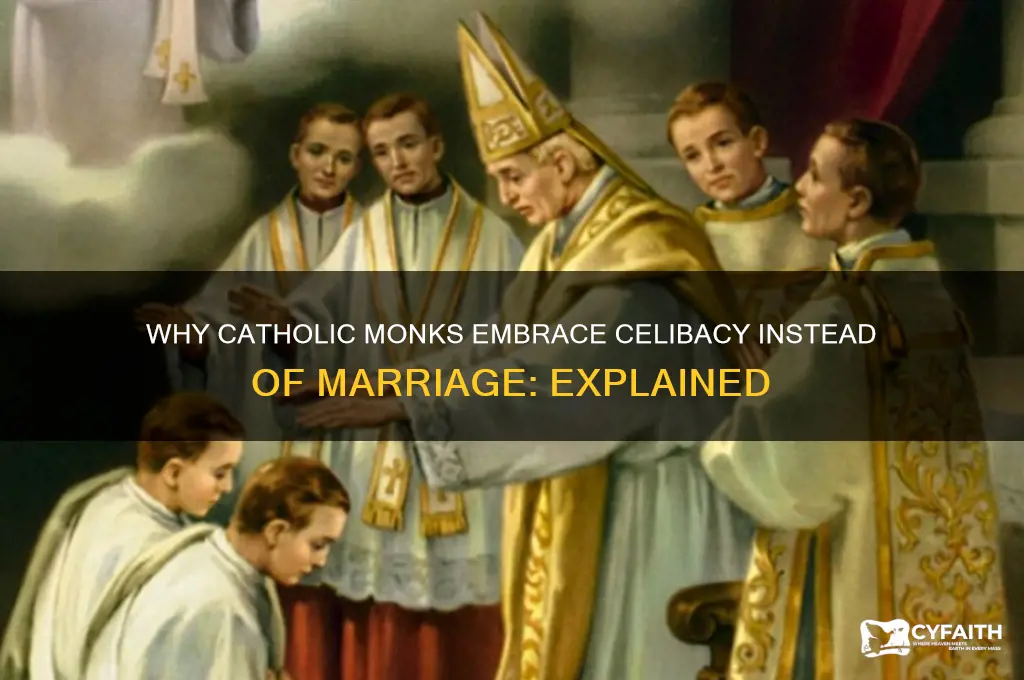 why cant catholic monks marry