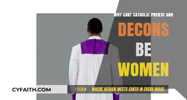 Why Catholic Priests and Deacons Remain Exclusively Male Roles