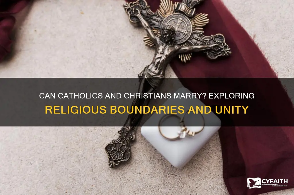 why cant catholics and christians get married