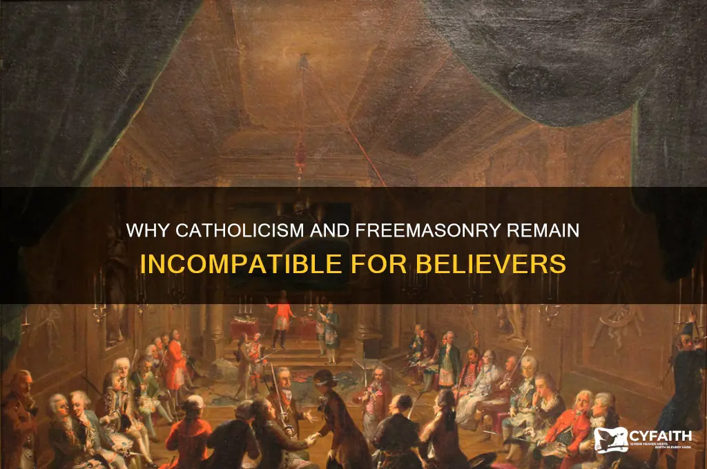 why cant catholics be free massons