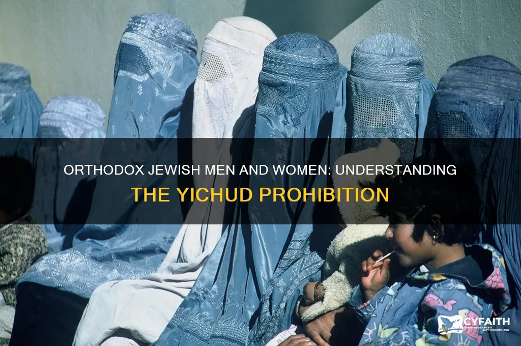 why cant orthodox jewish men be alone wirh women