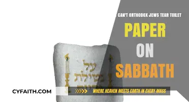 Sabbath Observance: Why Orthodox Jews Avoid Tearing Toilet Paper on Shabbat
