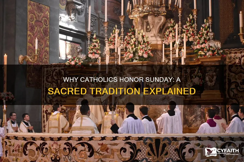 why catholic celebrate sunday