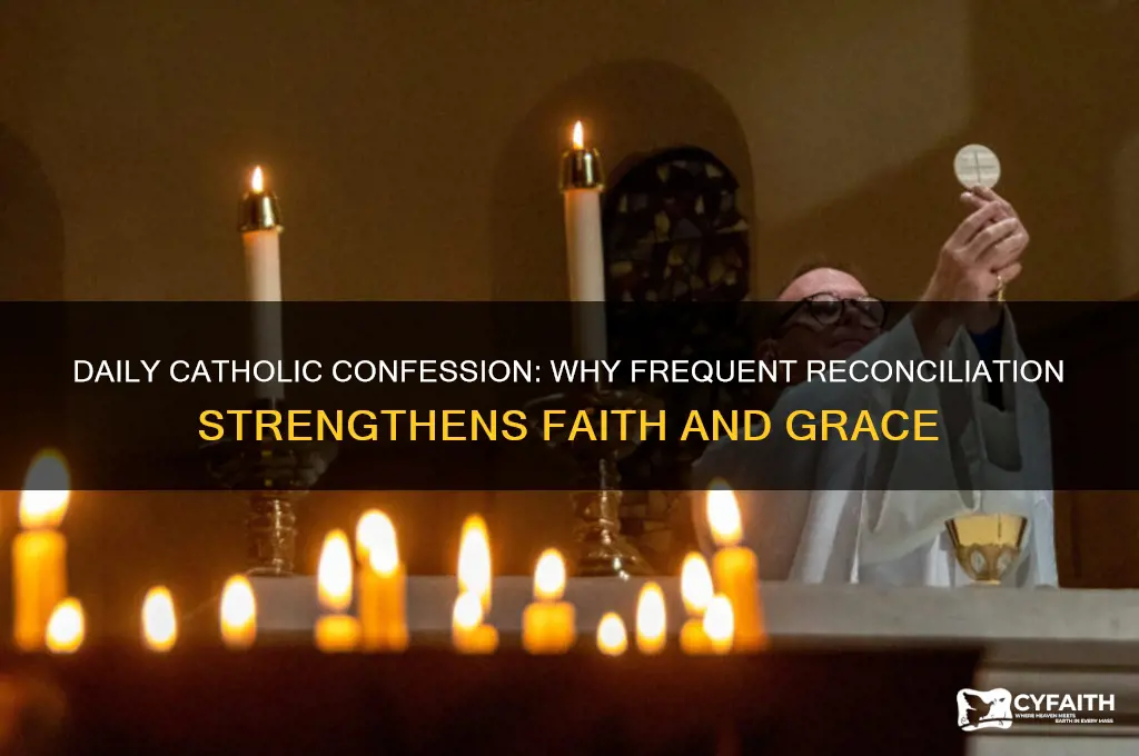 why catholic confess every day
