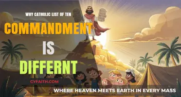 Catholic Ten Commandments: Unique Variations and Their Theological Significance