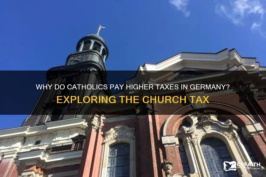 why catholic paying more tax on germany
