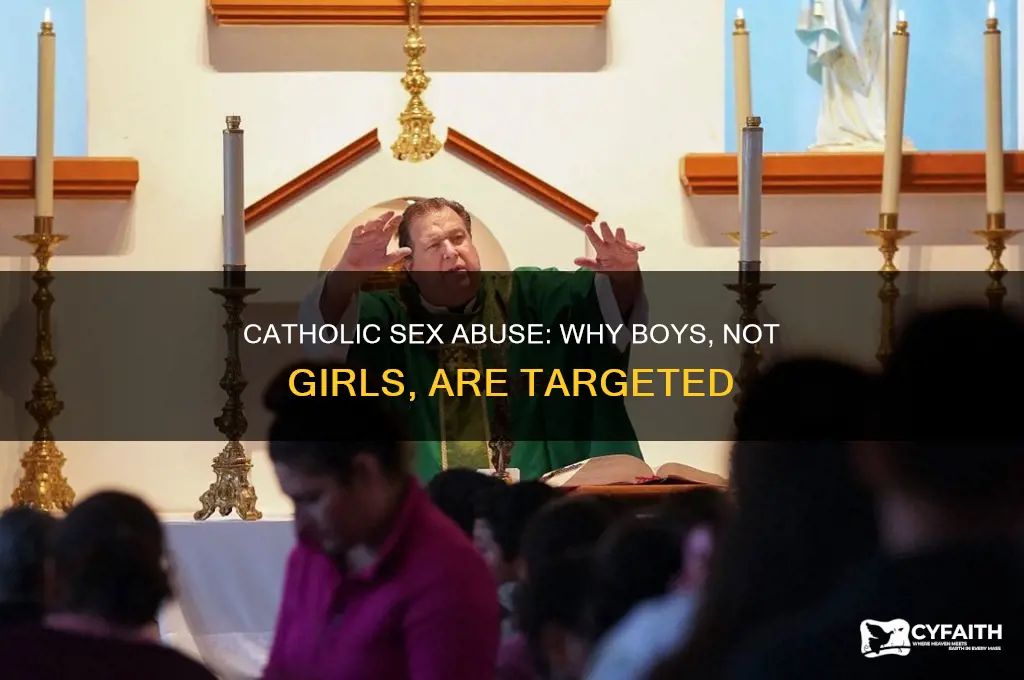 why catholic sex abuse victims not girls or women