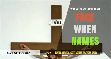 Why Catholics Touch Their Forehead, Lips, and Chest During Names