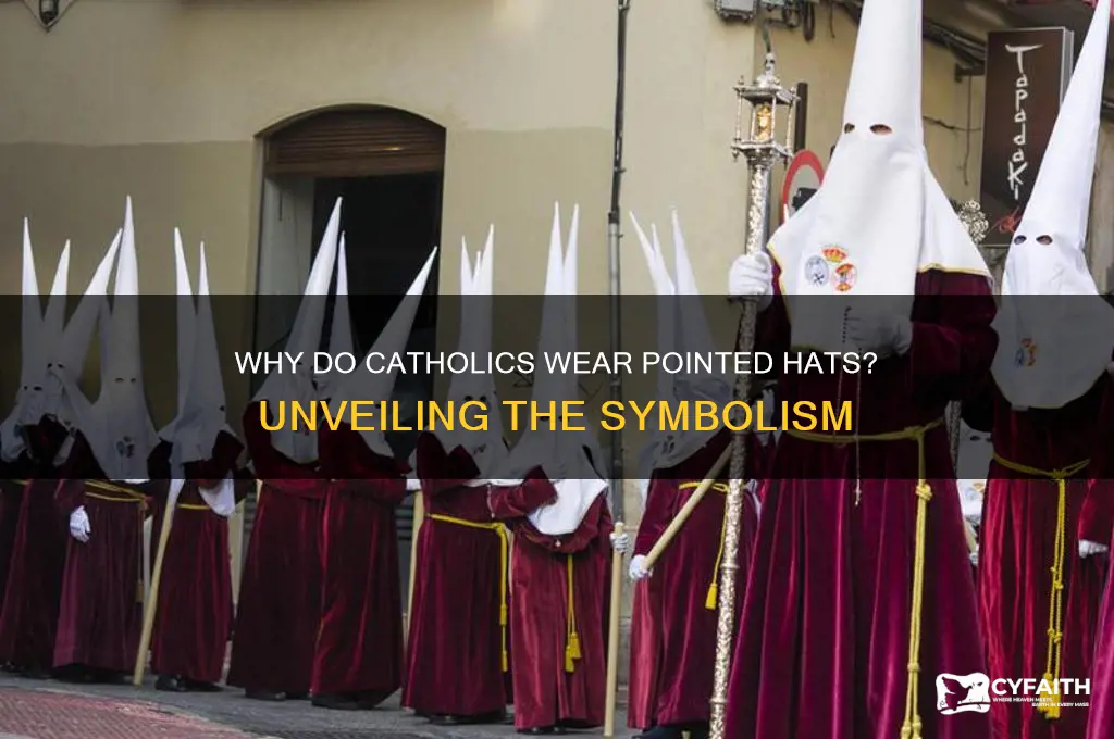 why catholic wear pointed hat
