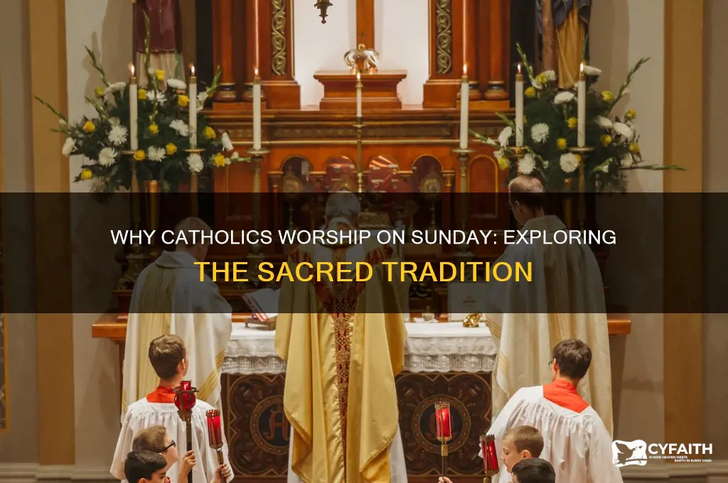 why catholic worship on sunday