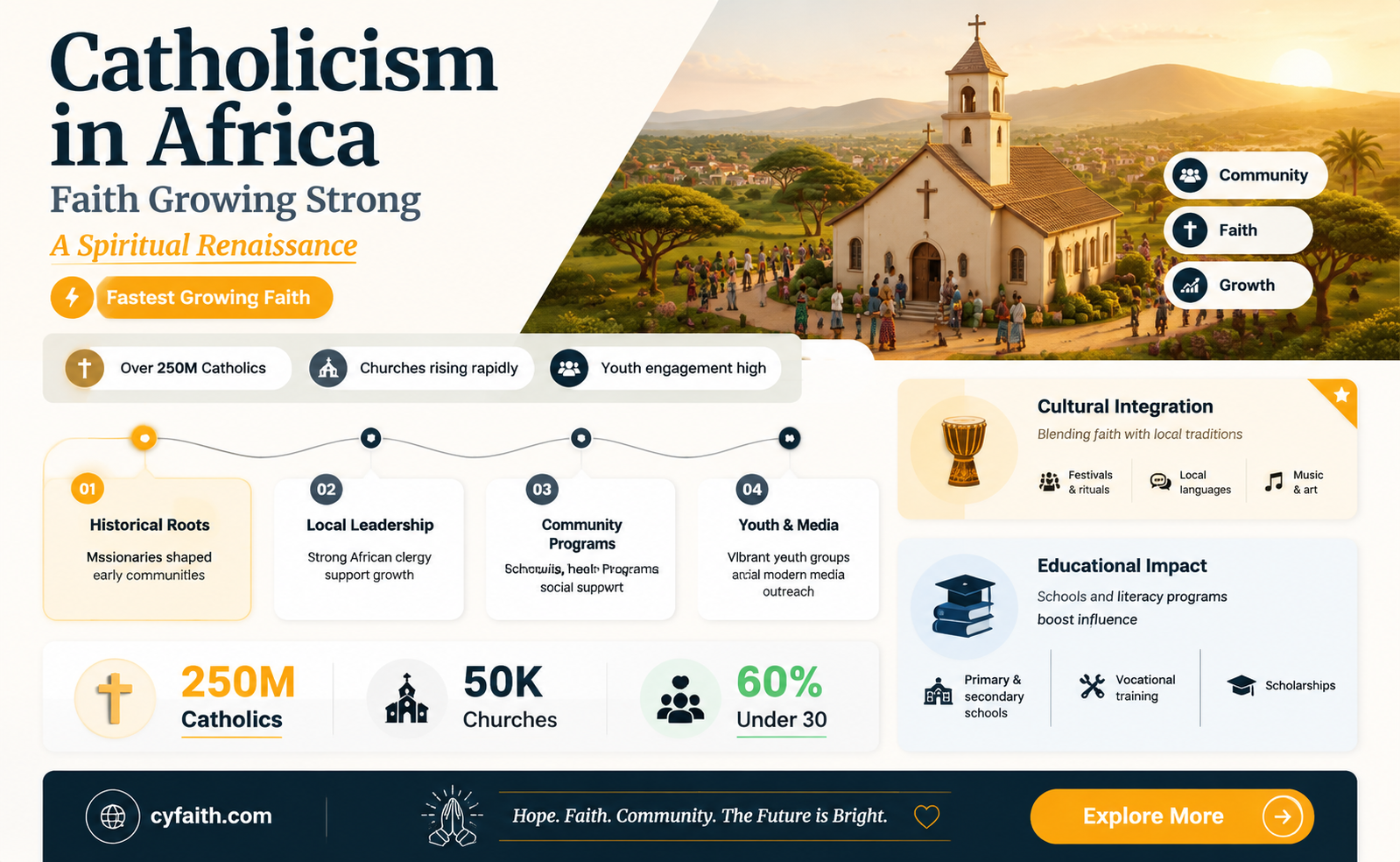 are catholics the fastest growing religion in africa