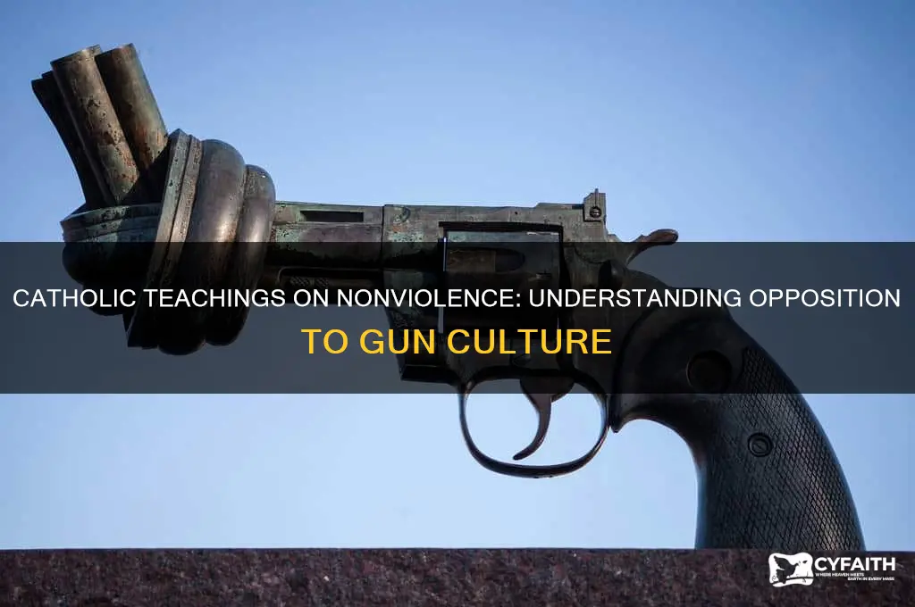 why catholics are against guns
