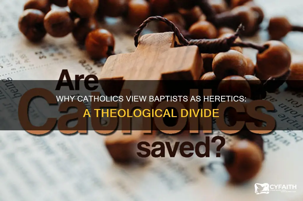 why catholics consider baptist heretics