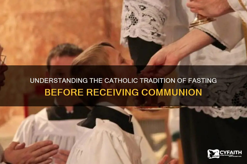 why catholics fast before communion