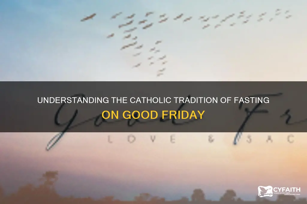 why catholics fast on good friday