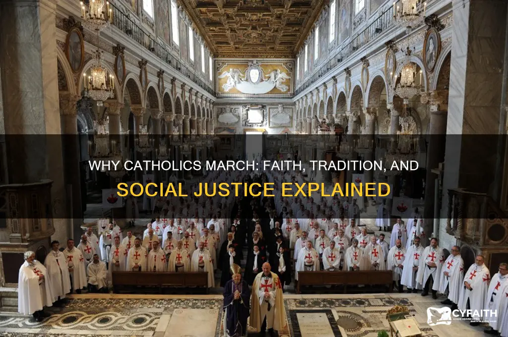 why catholics march