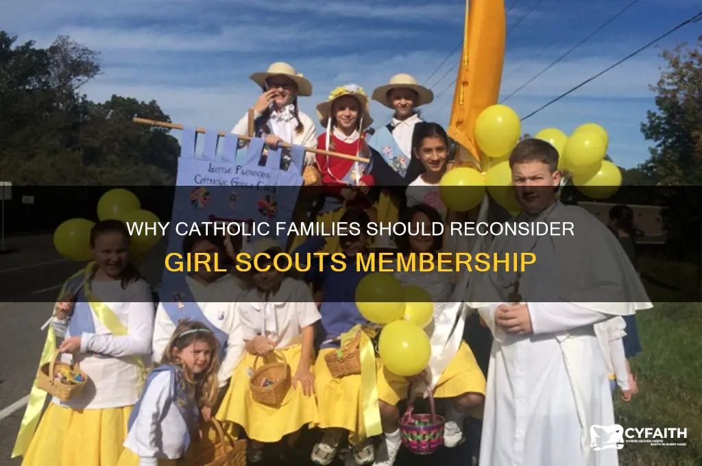 why catholics should not be girl scouts
