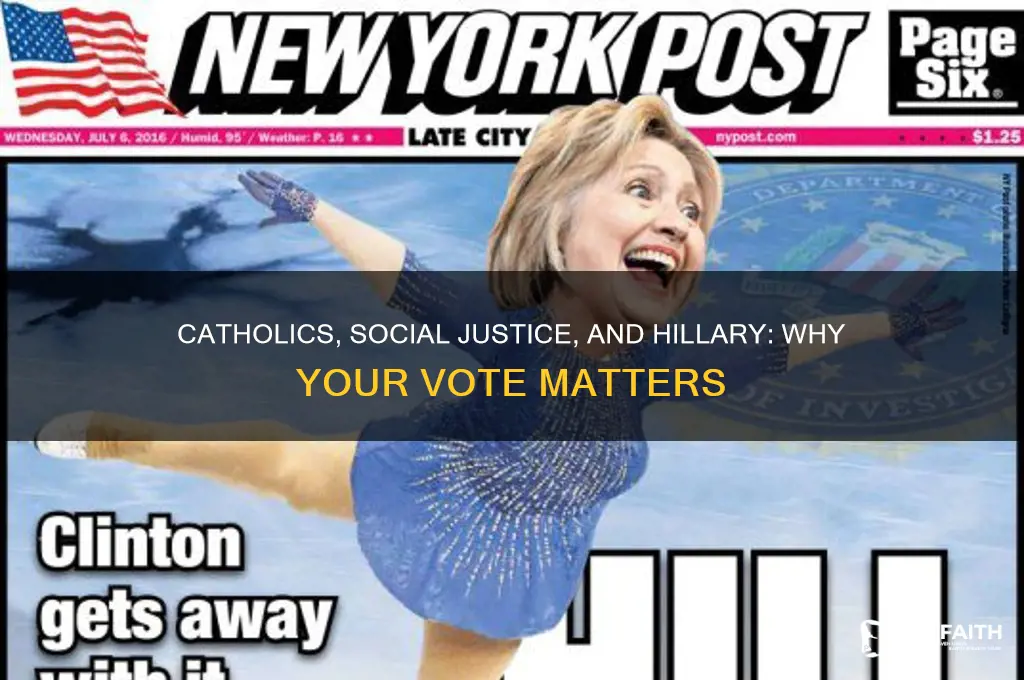 why catholics should vote hillary
