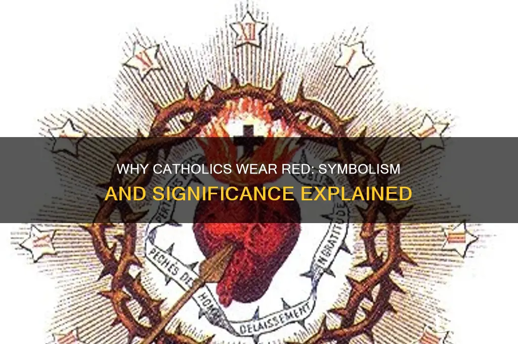 why catholics wear red
