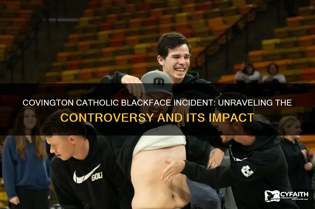 why covington catholic black face
