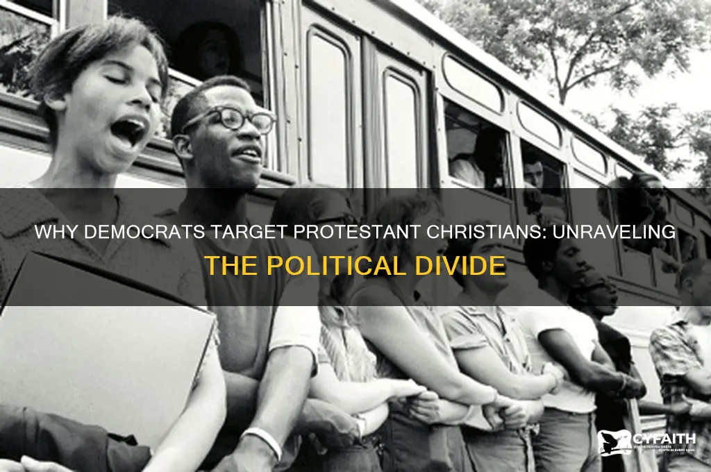 why democrats attack protestant christians