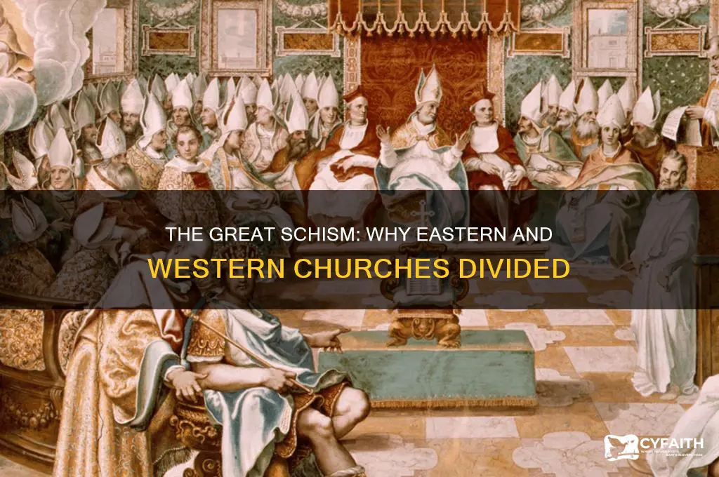 why di the western and eastern orthodox churches split