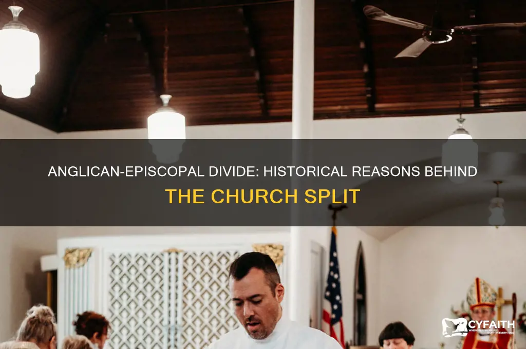 why did anglican church split from the epesicipal church