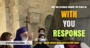 Catholic Liturgy Update: Understanding the Revised 'Peace Be With You' Response