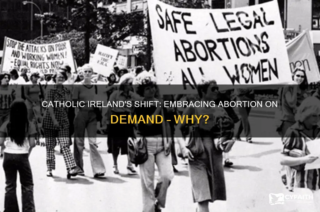 why did catholic ireland accept abortion on demand