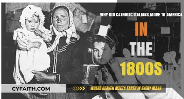 Catholic Italians' 1800s Migration to America: Reasons and Impact