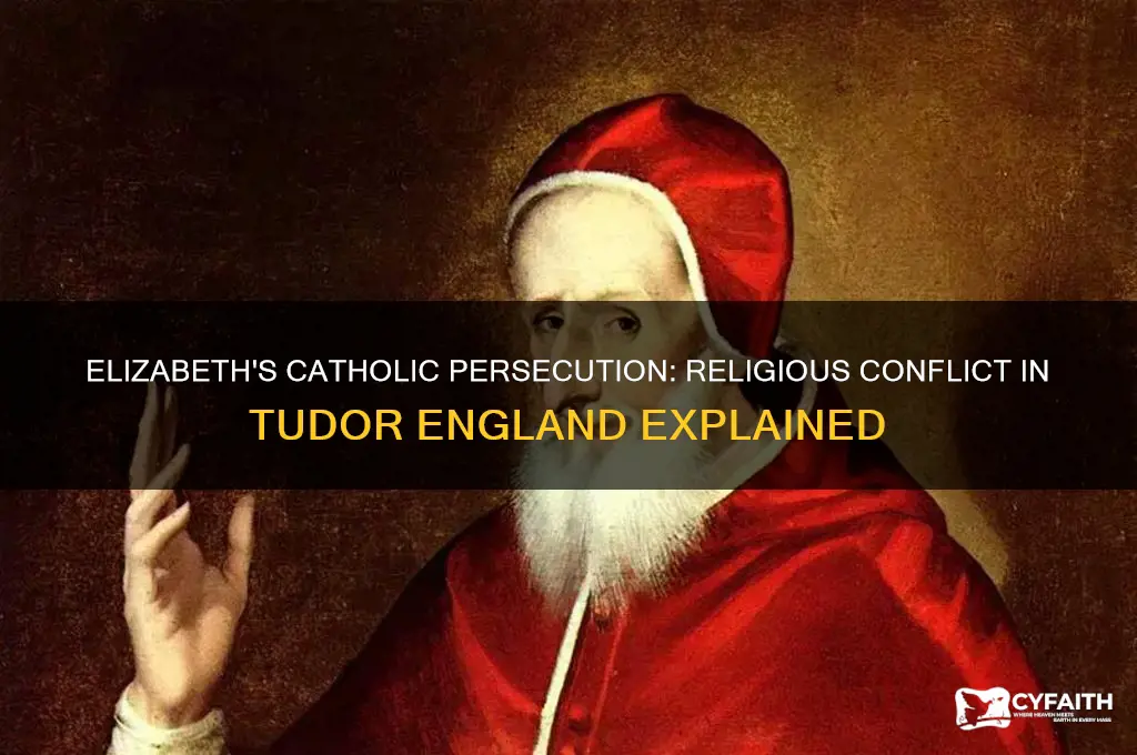 why did elizabeth persecute catholics