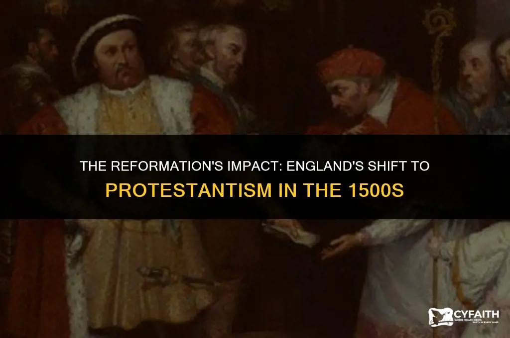 why did england become protestant in the 16th century
