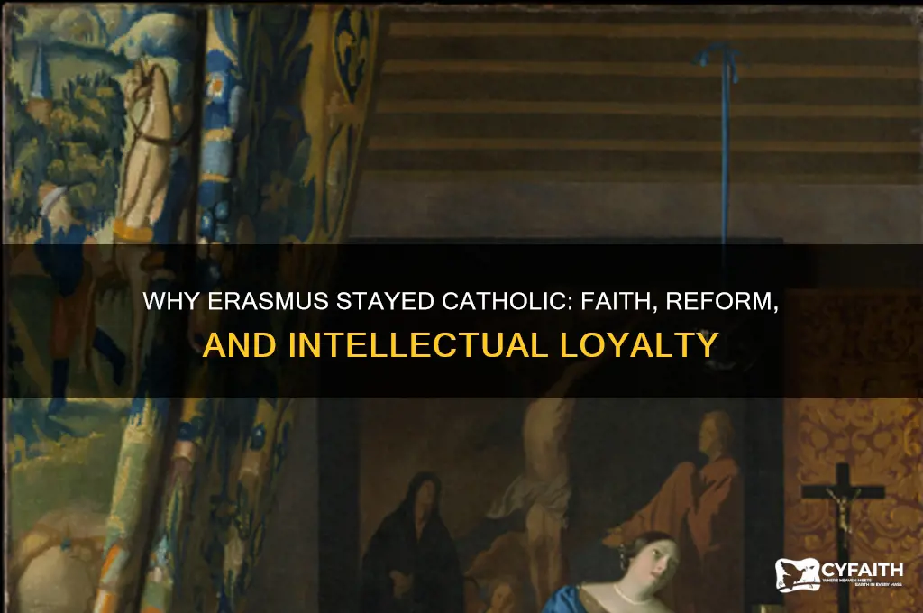 why did erasmus remain catholic