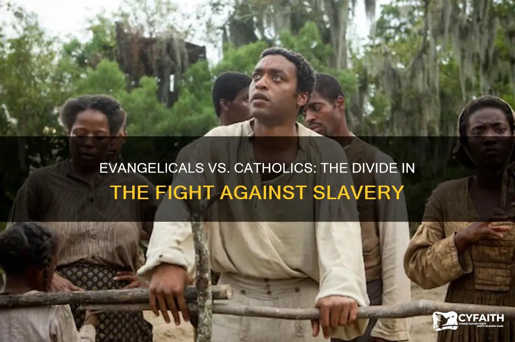 why did evangelicals and not catholics fight to abolish slavery
