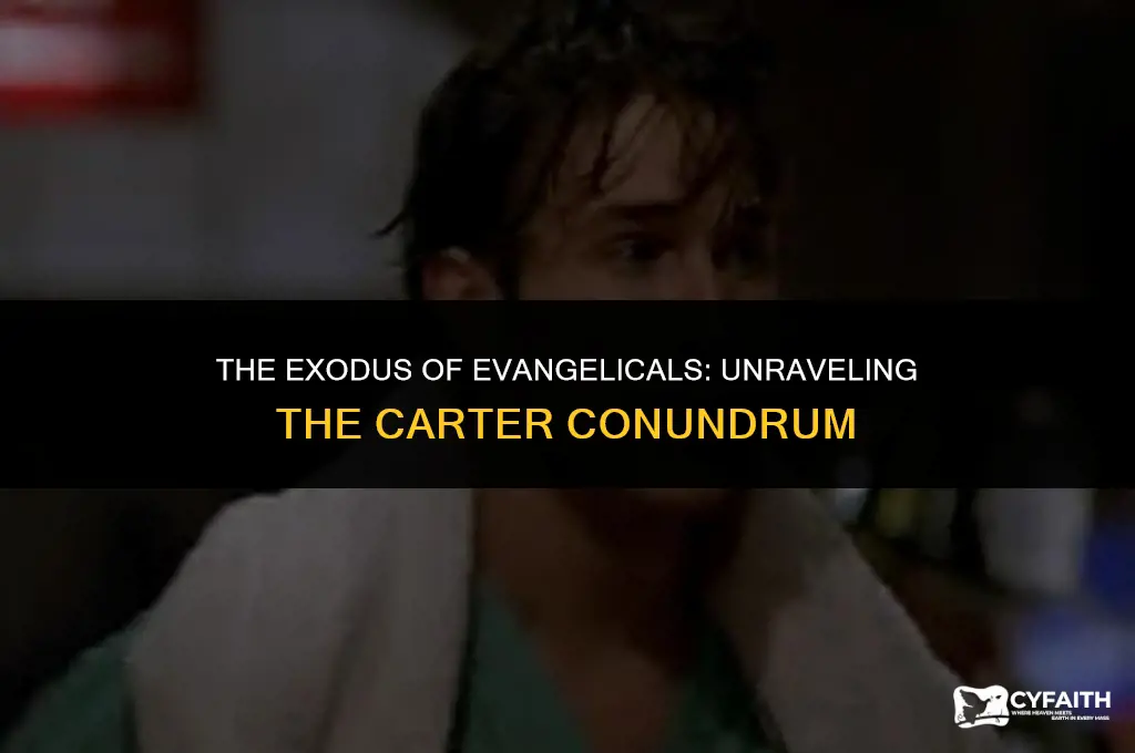 why did evangelicals leave carter