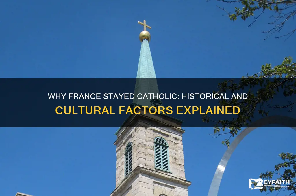 why did france remain catholic
