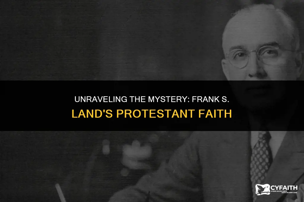 why did frank s land who was a protestant