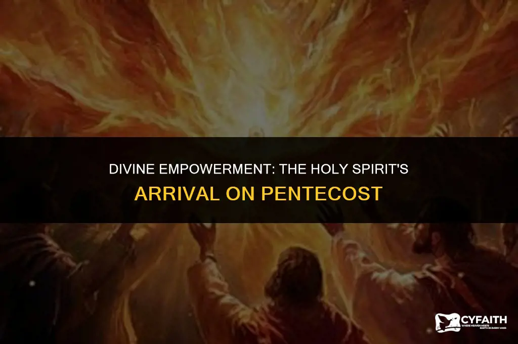 why did god send the holy spirit on pentecost