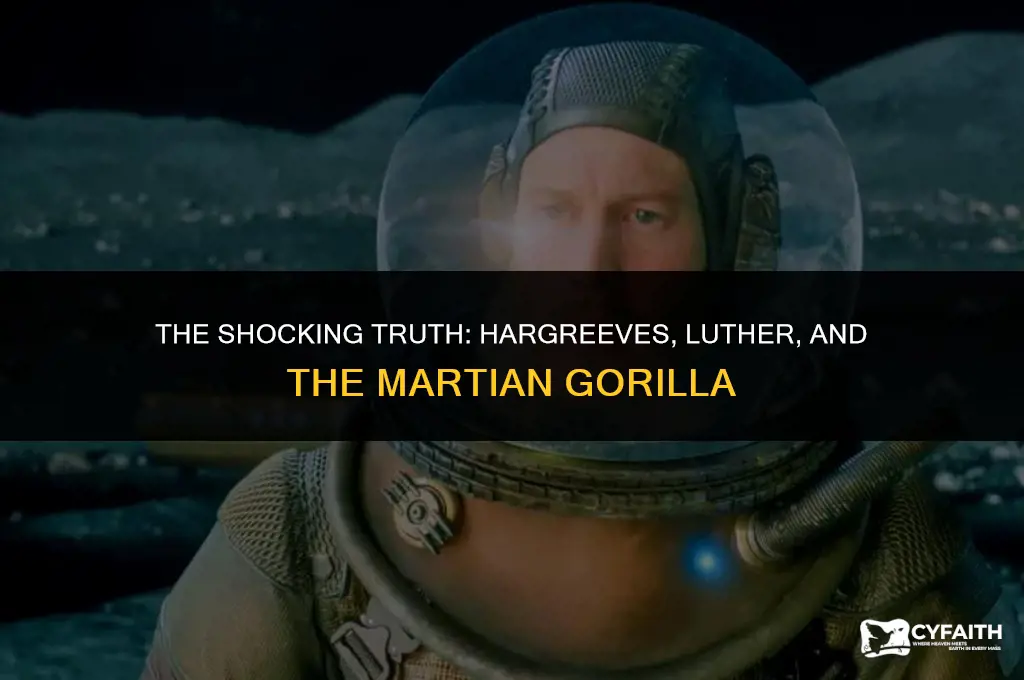 why did hargreeves put luthers head on a martian gorilla