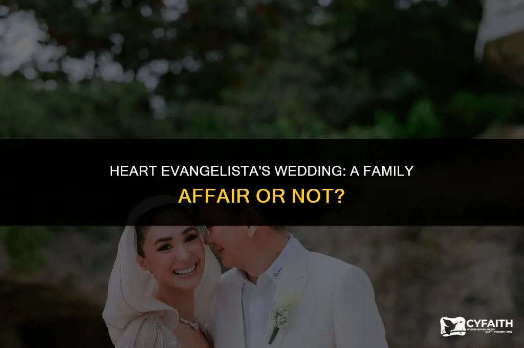 why did heart evangelista parents not attend her wedding