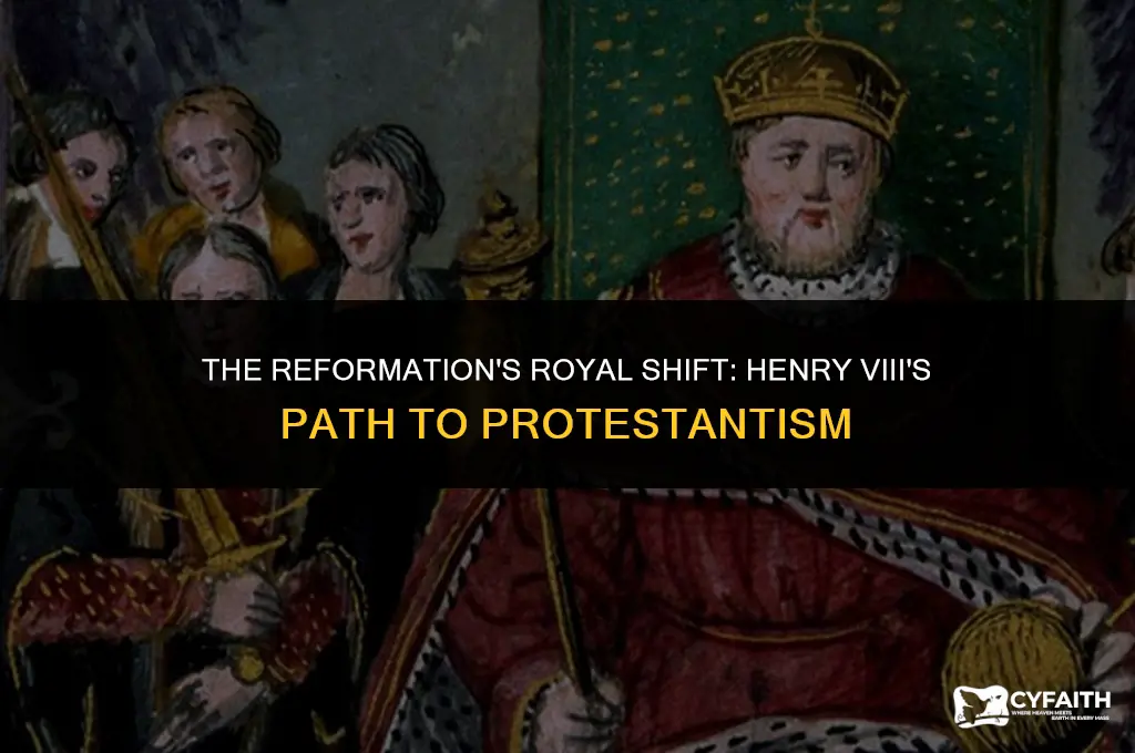 why did henry viii become protestant